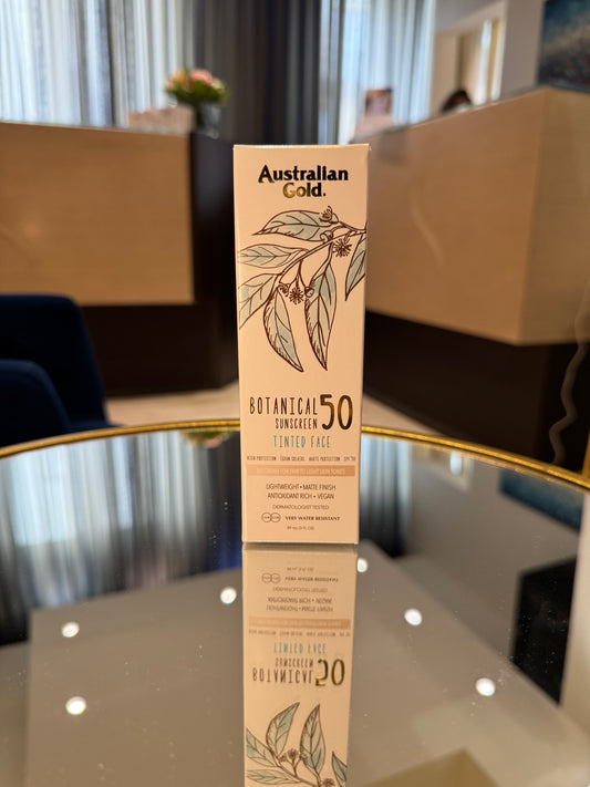 Australian Gold Botanical sunscreen 50 - fair to light skin tones